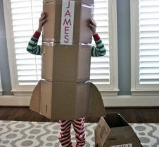 Cardboard Rocket by Built by Kids