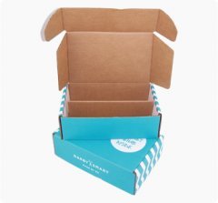 corrugated postage box