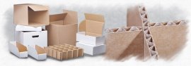 Custom corrugated boxes, packing dividers and packaging materials