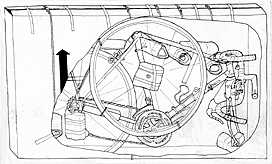 Diagram of boxed bicycle