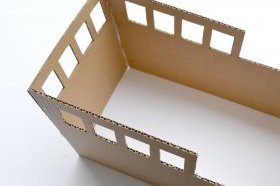 DIY cardboard pirate ship by Michelle McInerney of MollyMoo