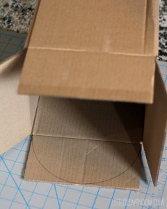 DIY Cardboard Play Mailbox | littleredwindow.com