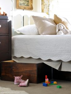 DIY Underbed Storage Boxes | The Painted Hive