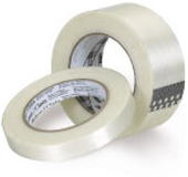 Filament tapes for sealing boxes