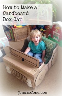 How to make a Cardboard Box Car