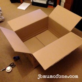 How to make a cardboard box car