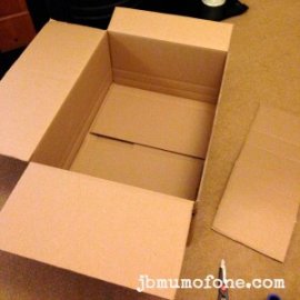 How to make a cardboard box car