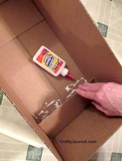 How to Make a Cardboard Box Sturdier by Crafty Journal