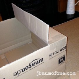 How to make a cardboard box car