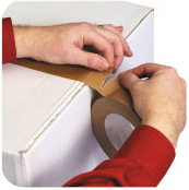 A Industrial tape used for sealing a carton Industrial sealing tape and tape dispenser