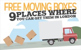 infographic header moving boxes