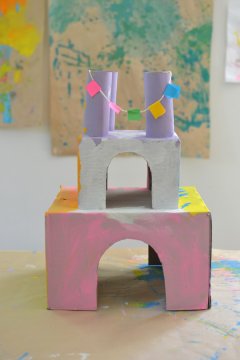 make these castles from recycled materials