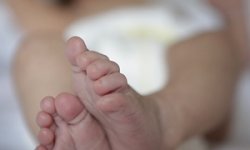 Newborn's feet