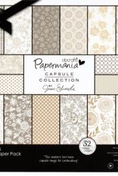 Papermania Capsule Collection 6x6 Inch Paper Pack Lincoln Linen