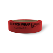 Roll of Stretch Wrap Secure Tamper Evident Tape