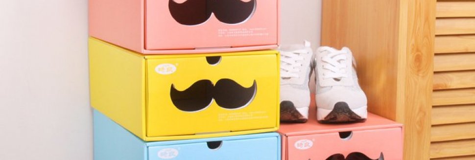 Cardboard shoe Storage boxes