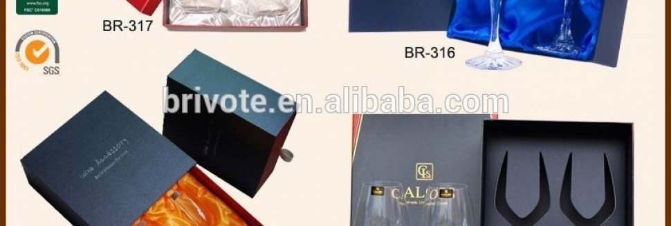 Cardboard Wine glass boxes