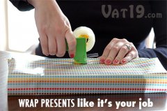 The Mini Tape Gun makes wrapping presents a breeze