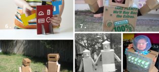 Cardboard box Robot Costume