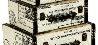 Decorative cardboard boxes