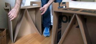 Sturdy cardboard boxes