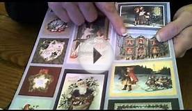 48 PACK OF VINTAGE CHRISTMAS PAPER & DIE CUTS