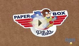 Box Airplane Stickers from Paper Box Pilots