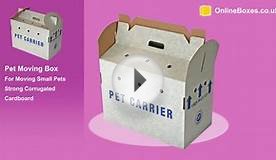 Cardboard Pet Carrier Box