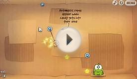 Cut The Rope Cardboard Box Complete Walkthrough (Google