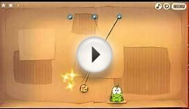 Cut the rope Time travel cardboard box walkthrough level 1-6