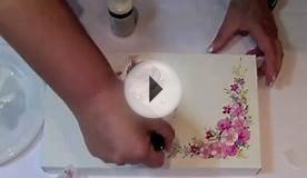 Decoupage tutorial - shoe box