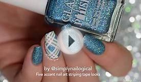 Easy striping tape nail art ideas