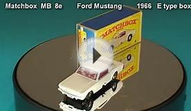 Ford Mustang Matchbox MB 8 e 1966 E type box