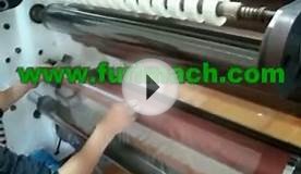 FR-215 BOPP Stationery Tape Slitting Machine (Packing Tape