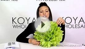 How To DIY Tissue Paper Pom Poms Tutorial 1 of 2 | Wedding