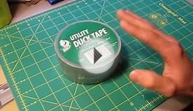 How to make a Duct tape backpack Part 1