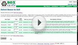 How to Sell Used Cardboard Boxes on BoxCycle.com