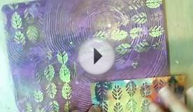 Packing Tape Pulls with Gelli Plates