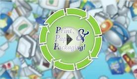Print Paper Packaging - Recycling Digital Sign