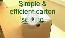 Sealing Cartons With Gummed Paper Tape Demonstration