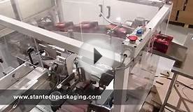 SlimPack - cardboard display box closing and filling station