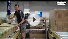 Vacuum Tube Lifter - Handling Cardboard boxes in a