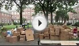 World Record: Largest Cardboard Fort - Kirkland House